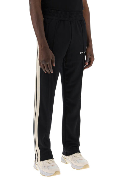 contrast band joggers with track in PMCJ020S24FAB001 BLACK OFF WHITE