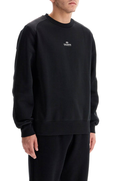 PARAJUMPERS sabre crewneck sweat PMFLRE10 BLACK | Italystation.com - Shop Now at italystation.com