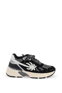 suede leather pa 4 sneakers with PMIA098R24LEA001 BLACK GREY