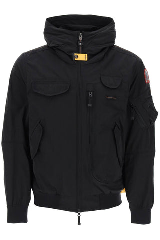 gobi hooded bomber jacket PMJKMA01 BLACK