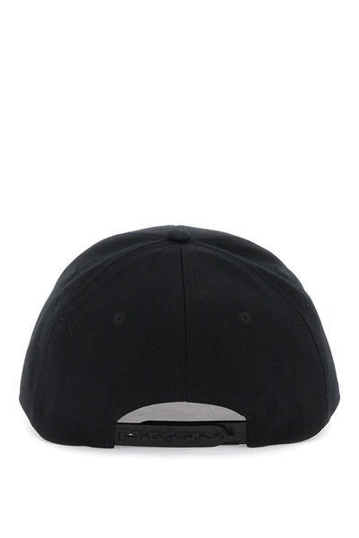 burning monogram baseball cap PMLB094R24FAB008 BLACK GOLD