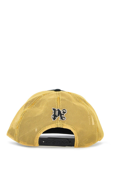 "burning palm trucker hat PMLB105F24FAB002 BLACK GOLD