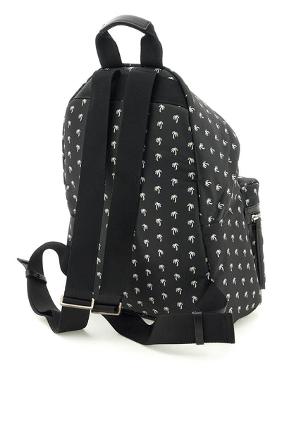 mini palms backpack PMNB015S24FAB001 BLACK WHITE