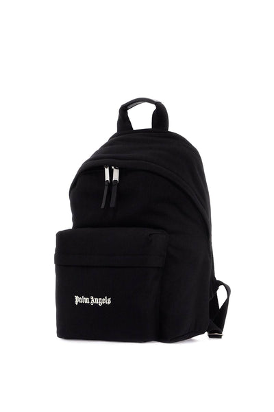 backpack with logo PMNB024C99FAB001 BLACK/WHITE