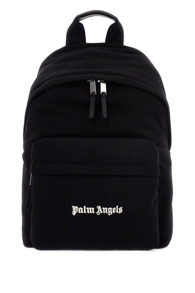 backpack with logo PMNB024C99FAB001 BLACK/WHITE