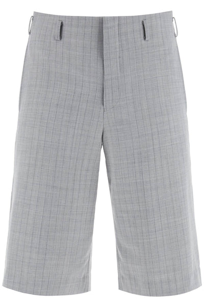 Comme des garcons homme plus pinstriped tailored PM P028 GRAY