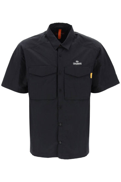 pete nylon poplin shirt in PMSISJ03 BLACK