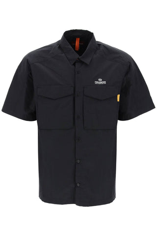 pete nylon poplin shirt in PMSISJ03 BLACK