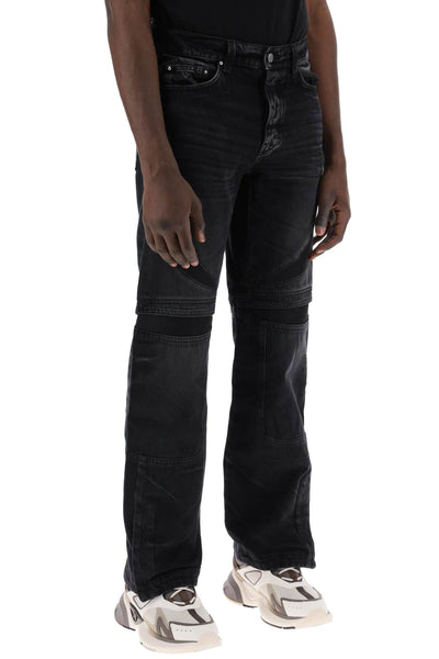 mx-3 jeans with mesh inserts PS24MDF009 FADED BLACK