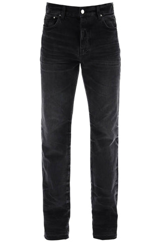 straight cut loose jeans PS24MDF022 FADED BLACK