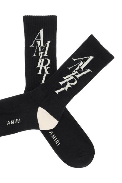 stack logo socks PS24MHR001 BLACK