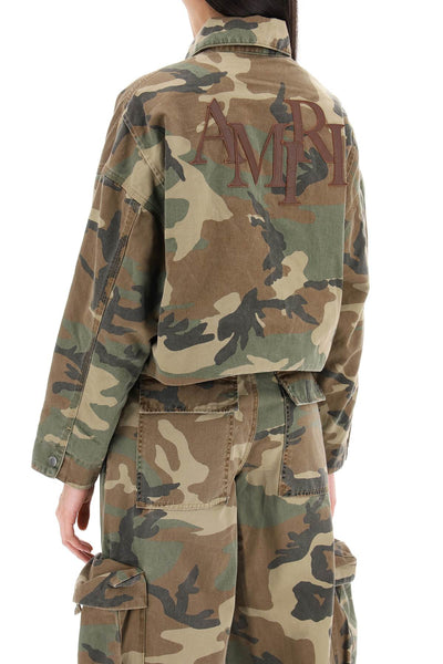"workwear style camouflage jacket PS24WJ012 GREEN CAMO