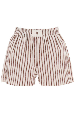 striped pajama shorts PS24WPB001 ALABASTER