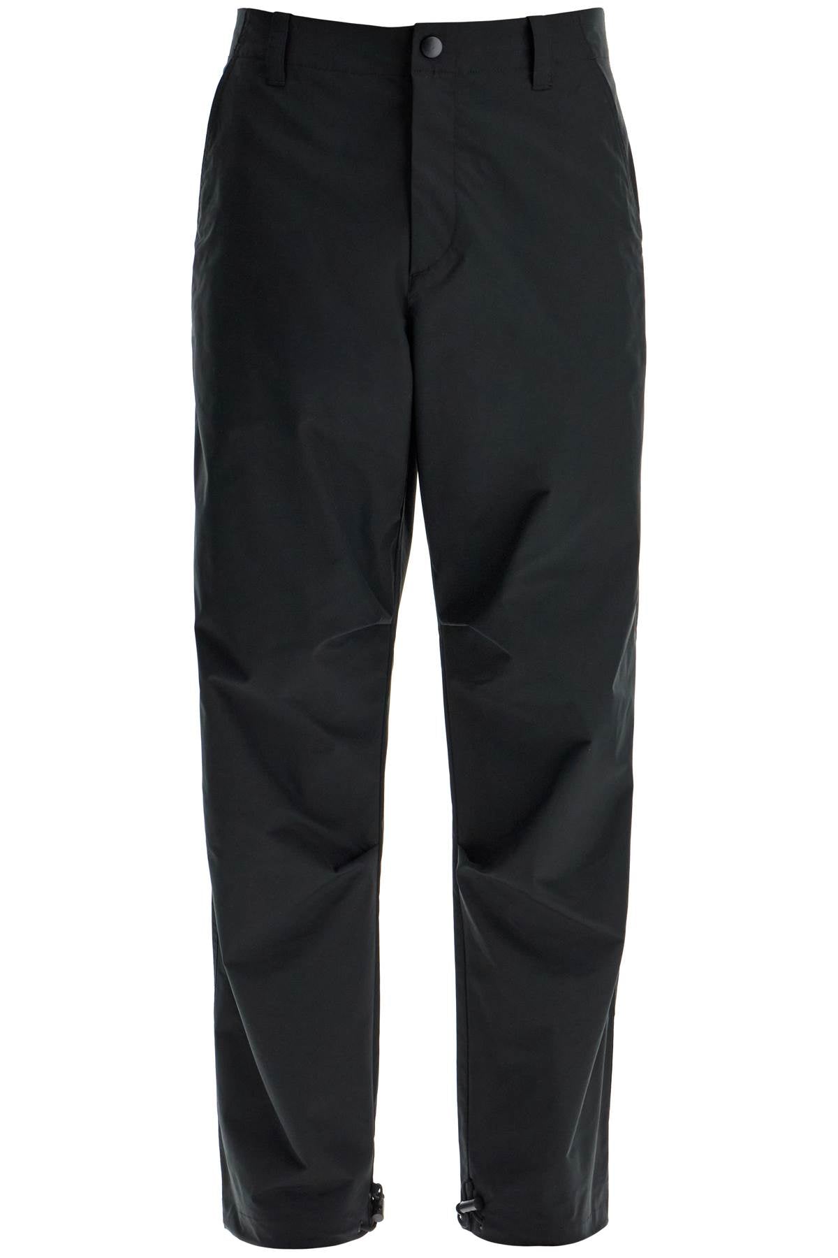 mashi technical fabric pants PSAIY H08459 FAUX NOIR