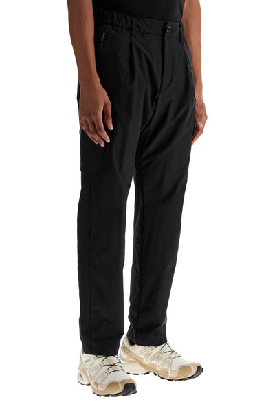 black polyester pants with patch pockets PT000076U 12503Z NERO