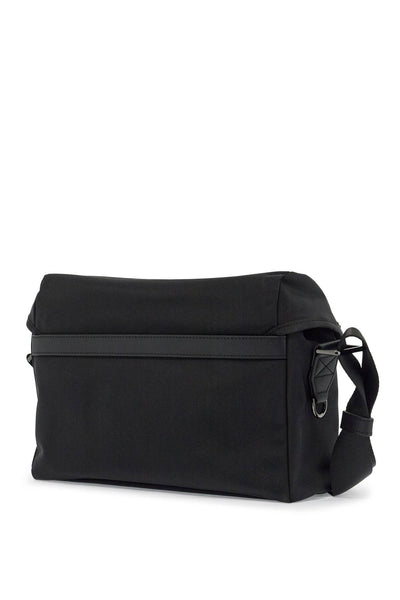 black shoulder bag in polyamide with spacious compartment PTM0021 16806815 NERO