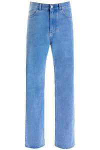 straight leg organic denim jeans PUJU0021A2 USCW91 COBALT