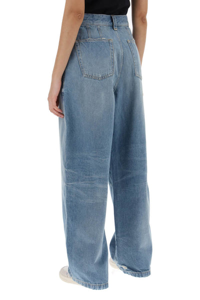 wide leg jeans PWYB027S24DEN002 LIGHT BLUE L