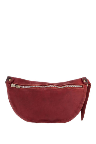 small red leather crossbody bag made from high-quality horsehide Q100 RED