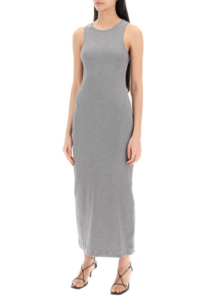 maxi lovelo organic cotton dress in Q71679017 GREY MELANGE