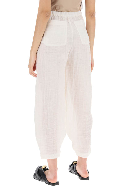 organic linen mikele pants for Q72397001 PURE WHITE