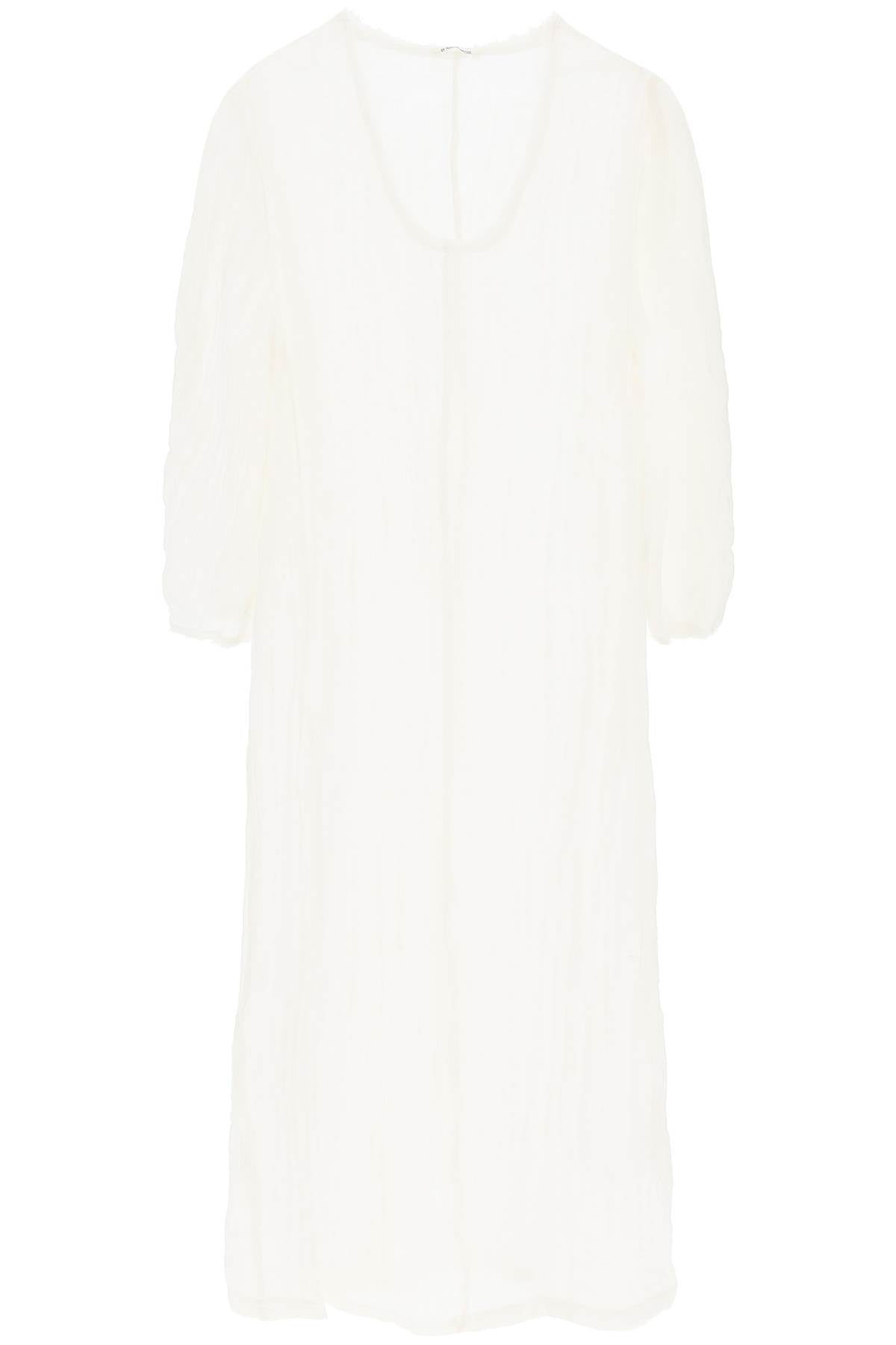 "organic linen miolla dress Q72397003 PURE WHITE