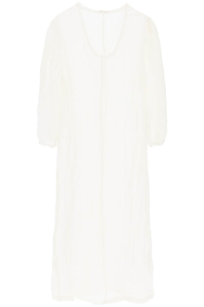 "organic linen miolla dress Q72397003 PURE WHITE