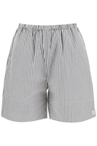 By malene birger "striped siona organic cotton shorts" Q72416007 NAVY STRIPE