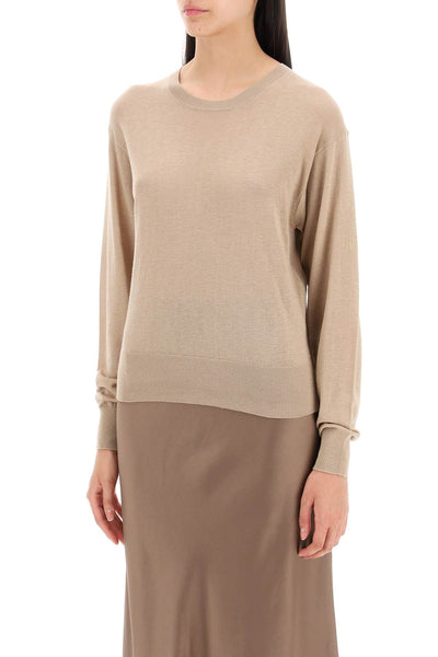 wool and silk blend pullover sweater by Q72434002 NOMAD