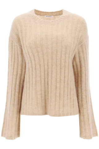 ribbed knit pullover sweater Q72535001 TWILL BEIGE