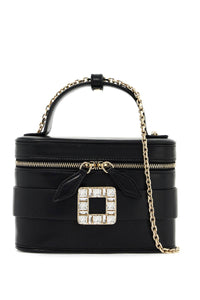 vanity micro bag with crystal buckle RBWANMH0003YDR NERO