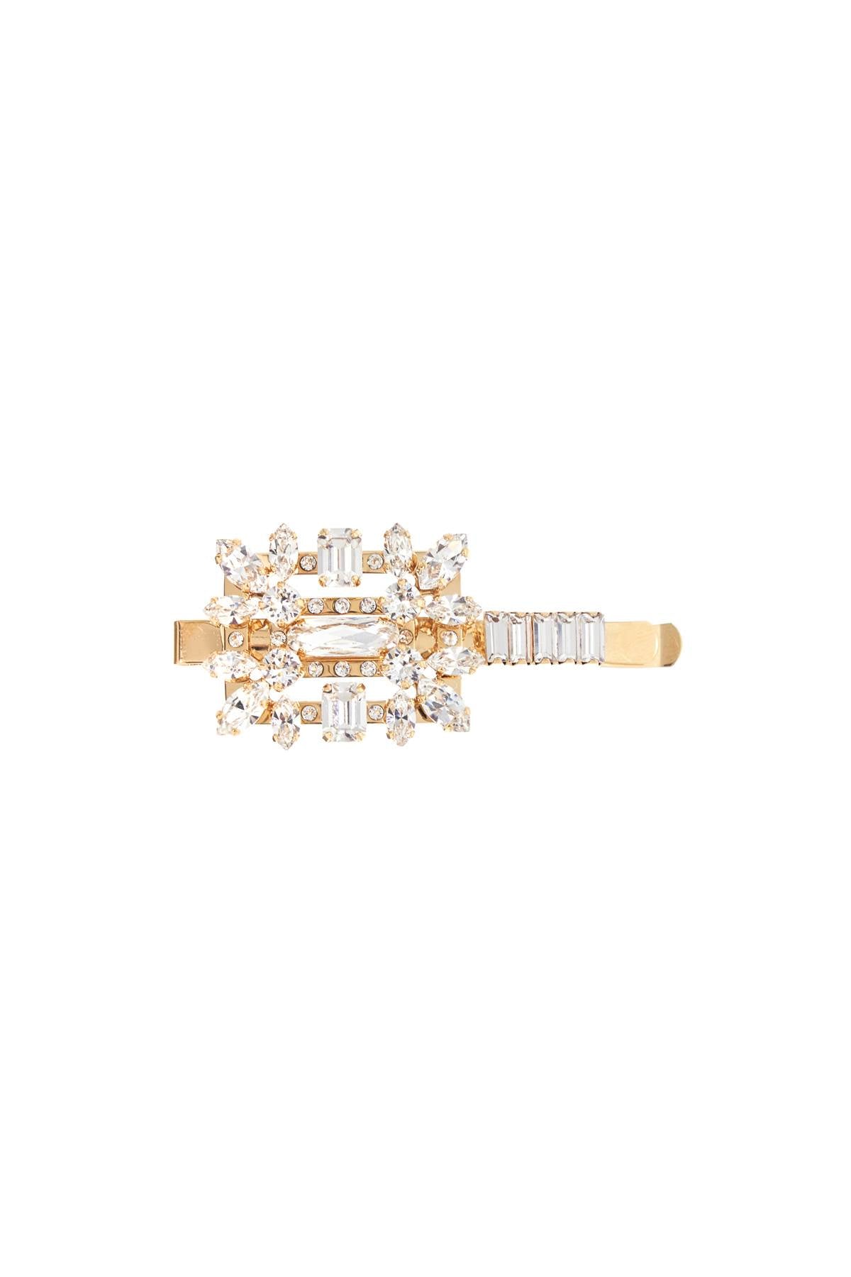 ROGER VIVIER ROGER VIVIER hair clip with decorative stones light gold  | Italystation.com - Shop Now at italystation.com