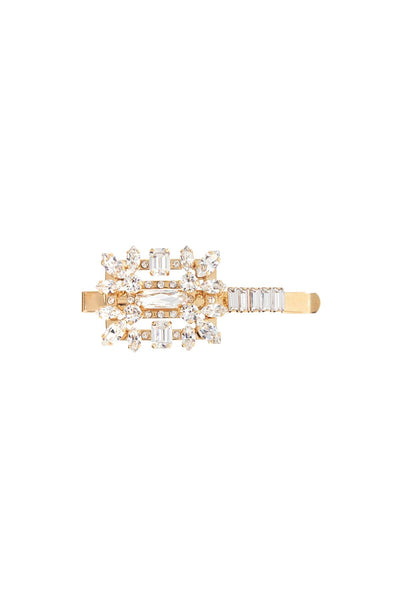 ROGER VIVIER ROGER VIVIER hair clip with decorative stones light gold  | Italystation.com - Shop Now at italystation.com