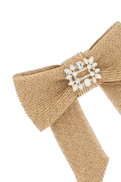 ROGER VIVIER hair clip with buckle broche vivier REWAC361100TL6 CREMA | Italystation.com - Shop Now at italystation.com