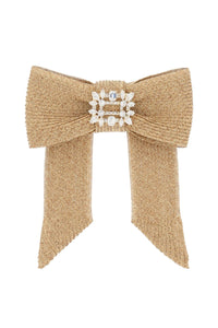 ROGER VIVIER hair clip with buckle broche vivier REWAC361100TL6 CREMA | Italystation.com - Shop Now at italystation.com