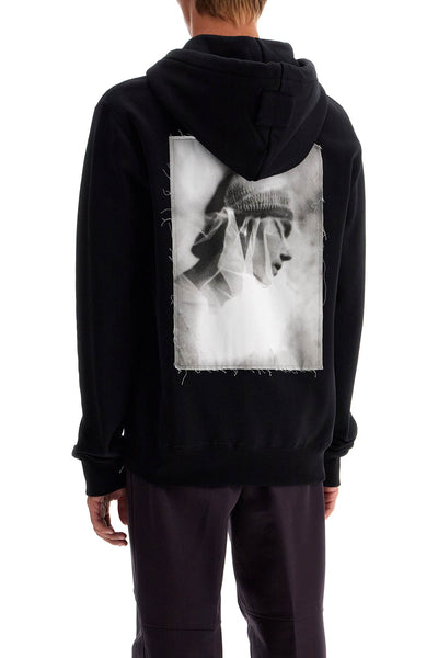 hooded sweatshirt with zipper RM HO0006 J153 A24 NOIR