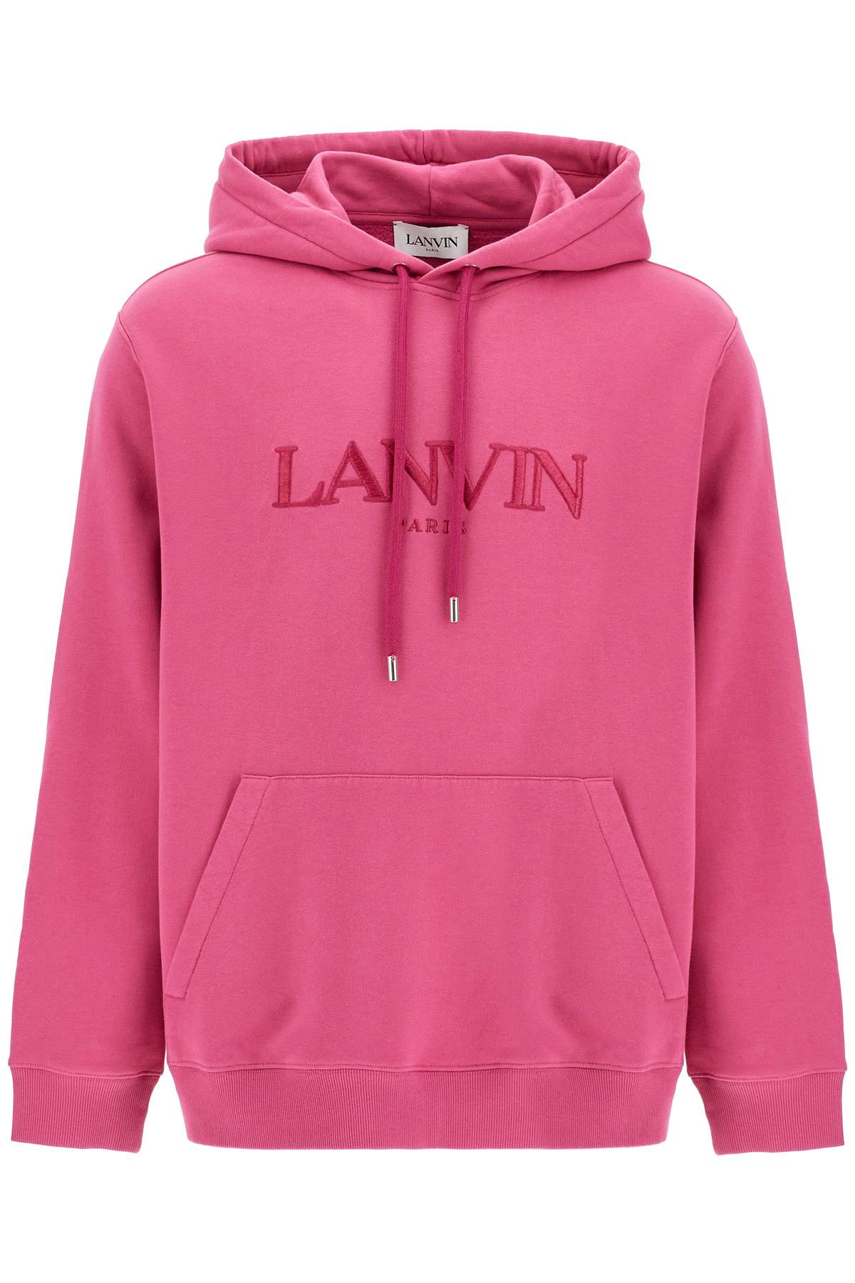 hooded sweatshirt with embroidered logo RM HO0009 J210 A24 FUCHSIA