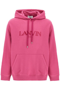 hooded sweatshirt with embroidered logo RM HO0009 J210 A24 FUCHSIA