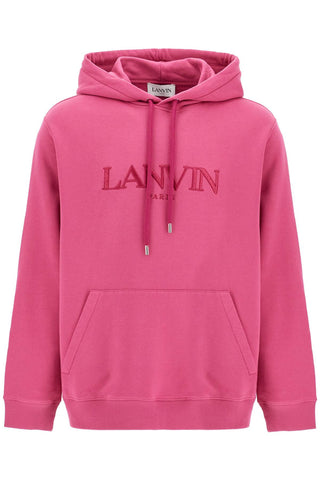 hooded sweatshirt with embroidered logo RM HO0009 J210 A24 FUCHSIA