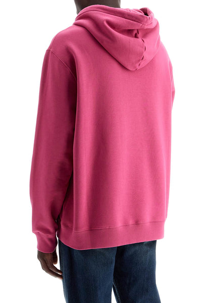 hooded sweatshirt with embroidered logo RM HO0009 J210 A24 FUCHSIA