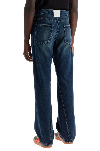 jeans with twisted seams RM TR0051 D084 A24 BLEU MOYEN