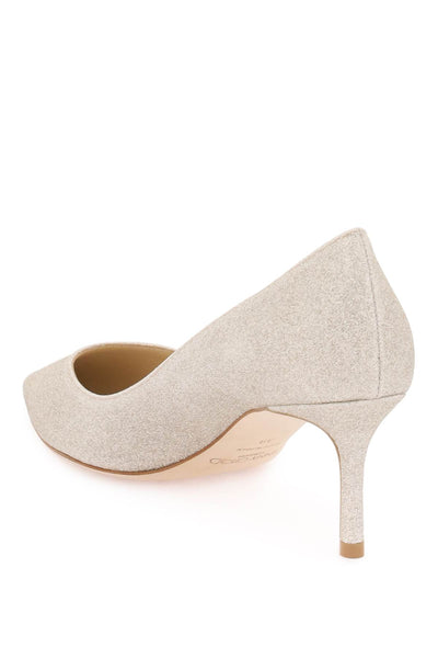 'romy' pumps with glitter ROMY 60 DGZ PLATINUM ICE