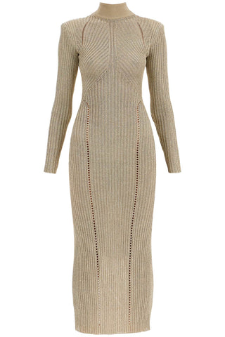 maxi lurex knit dress in RS25 124X GD GOLD