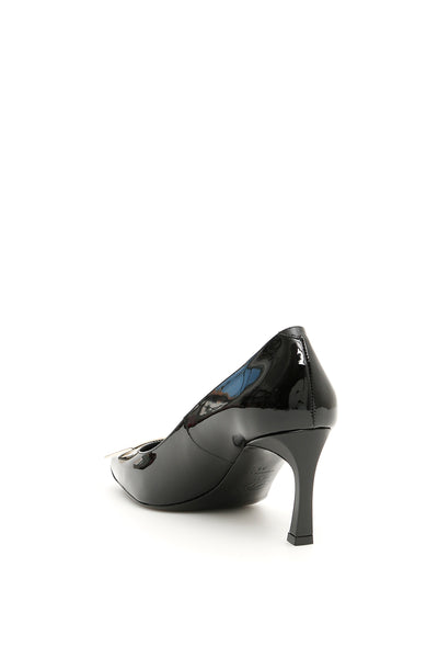 belle vivier trompette 70 pumps RVW40015280D1P NERO