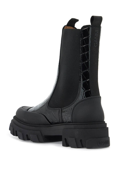 -heel chelsea ankle boots S2775 BLACK | Italystation.com