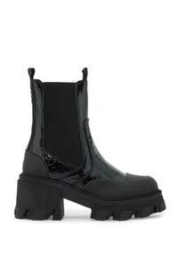 -heel chelsea ankle boots S2778 BLACK