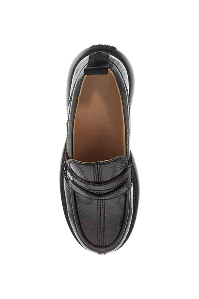 GANNI everyday mocc S2894 DARK BURGUNDY | Italystation.com - Shop Now at italystation.com