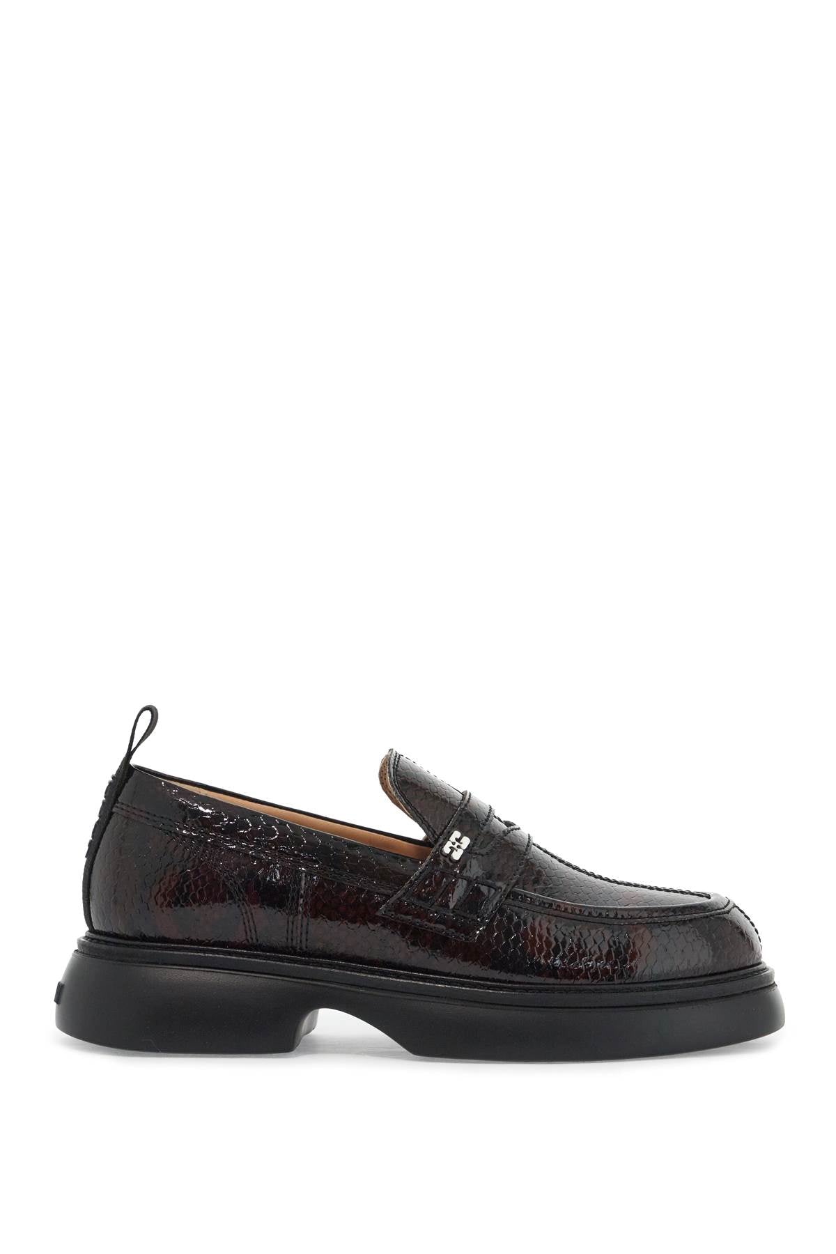 GANNI everyday mocc S2894 DARK BURGUNDY | Italystation.com - Shop Now at italystation.com