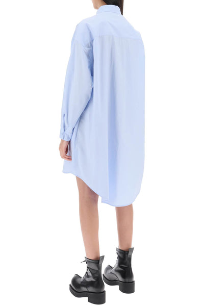 shirt dress with numeric logo S52CT0780 S47294 LIGHT BLUE