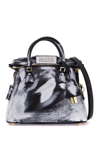 5ac classic handbag S56WG0082 P7246 BLACK/WHITE